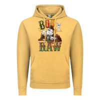 Vintage Mustard Boo haw Vintage Hoodie - NancyCooperArtShop