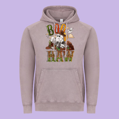 Boo Haw Vintage Hoodie Designed By Nancycooperartshop