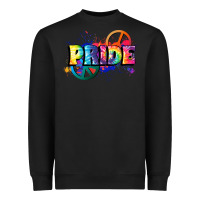 Black Hippie pride Heavyweight Sweatshirt - FaDigitalArtStudio