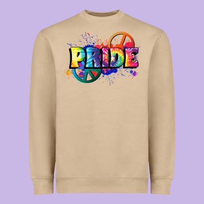 Hippie Pride Heavyweight Sweatshirt Designed By Fadigitalartstudio