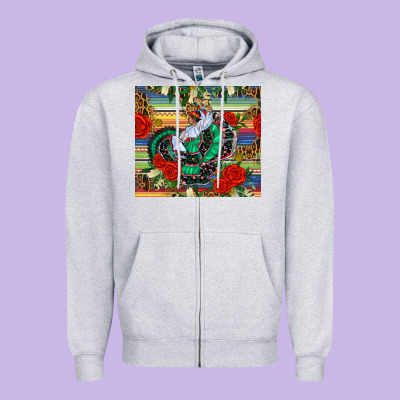Flamenco Dancer Tumbler Zipper Hoodie Designed By Bundleandbundleshop