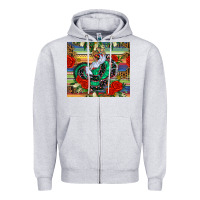 Heather Grey flamenco dancer tumbler Zipper Hoodie - BundleAndBundleShop