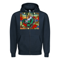 Navy flamenco dancer tumbler Zipper Hoodie - BundleAndBundleShop