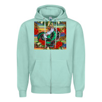 Seafoam flamenco dancer tumbler Zipper Hoodie - BundleAndBundleShop