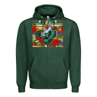 Sports Green flamenco dancer tumbler Zipper Hoodie - BundleAndBundleShop