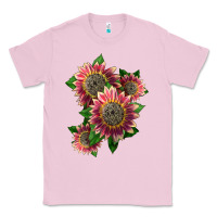 Bubblegum Pink 4 crimson blaze sunflower Classic Tee - LillyAllenDesigns