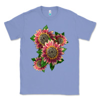 Colony Blue 4 crimson blaze sunflower Classic Tee - LillyAllenDesigns