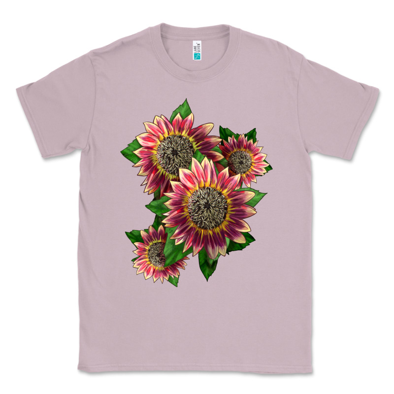 4 Crimson Blaze Sunflower Classic Tee by LillyAllenDesigns | Teevron