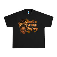 Black Have a melanin Christmas afro woman Urban Heavy Tee - texasbilliewilder