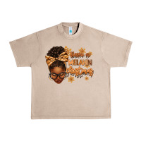 French Oak Have a melanin Christmas afro woman Urban Heavy Tee - texasbilliewilder