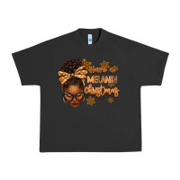 Pigment Black Have a melanin Christmas afro woman Urban Heavy Tee - texasbilliewilder