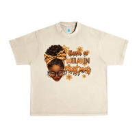 Sandshell Have a melanin Christmas afro woman Urban Heavy Tee - texasbilliewilder