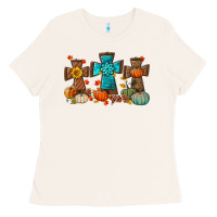 Bone fall tree cross Ladies Tee - BundleAndBundleShop