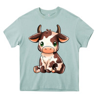Arona Baby Brown Cow Heavy Core Tee - MaliasSmallBusiness