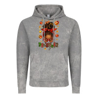 Cloud Rock december girl christmas afro messy bun Vintage Hoodie - texasbilliewilder