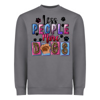 Storm Less people more dogs Mother's Day Heavyweight Sweatshirt - FaDigitalArtStudio