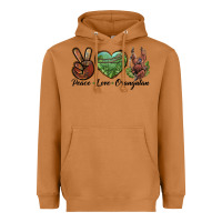 Meerkat Peace Love Orangutan Heavyweight Hoodie - LillyAllenDesigns