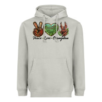 Moon Dust Peace Love Orangutan Heavyweight Hoodie - LillyAllenDesigns