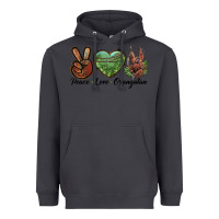 Smoke Peace Love Orangutan Heavyweight Hoodie - LillyAllenDesigns