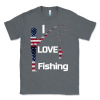 Charcoal Heather I love fishing Classic Tee - Bettercallsaul