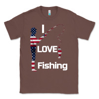 Chestnut I love fishing Classic Tee - Bettercallsaul