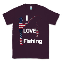 Plum I love fishing Classic Tee - Bettercallsaul