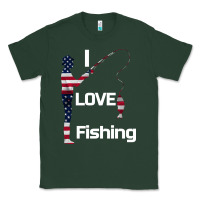 Sports Green I love fishing Classic Tee - Bettercallsaul