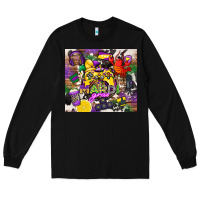 Black mardi gras gamer Long Sleeve Tee - CowGirlArtShop