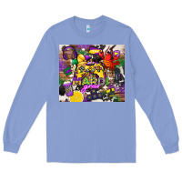 Colony Blue mardi gras gamer Long Sleeve Tee - CowGirlArtShop
