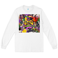 White mardi gras gamer Long Sleeve Tee - CowGirlArtShop