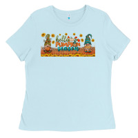 Hello Pumpkin Season Libbey Glass Ladies Tee | Teevron