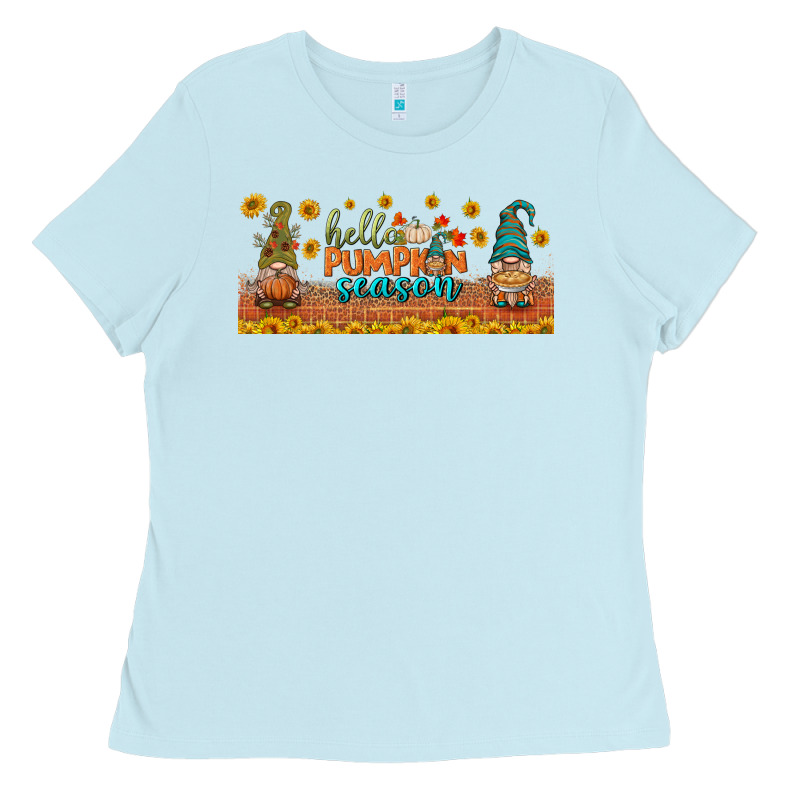 Hello Pumpkin Season Libbey Glass Ladies Tee by BundleAndBundleShop | Teevron