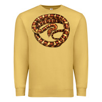 Antique Gold Corn Snake Illustrations Premium Sweatshirt - LillyAllenDesigns