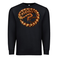Black Corn Snake Illustrations Premium Sweatshirt - LillyAllenDesigns