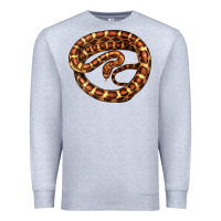 Heather Grey Corn Snake Illustrations Premium Sweatshirt - LillyAllenDesigns