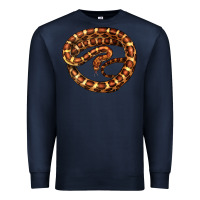 Navy Corn Snake Illustrations Premium Sweatshirt - LillyAllenDesigns