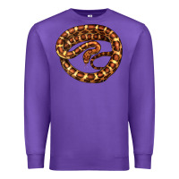 Purple Corn Snake Illustrations Premium Sweatshirt - LillyAllenDesigns