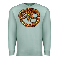 Seafoam Corn Snake Illustrations Premium Sweatshirt - LillyAllenDesigns