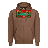 Chestnut latina license plate Zipper Hoodie - BundleAndBundleShop