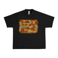 Black Aztec Background Pattern Western Urban Heavy Tee - texasbilliewilder