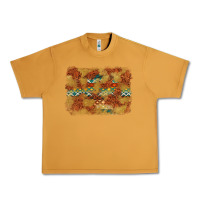 Peanut Butter Aztec Background Pattern Western Urban Heavy Tee - texasbilliewilder