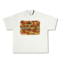 Pistachio Aztec Background Pattern Western Urban Heavy Tee - texasbilliewilder