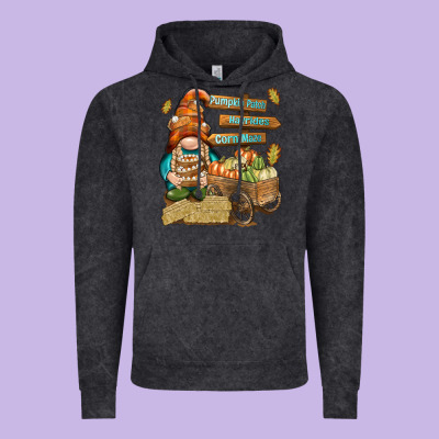 Pumpkin Patch Hayrides And Corn Maze Vintage Hoodie Designed By Nancycooperartshop