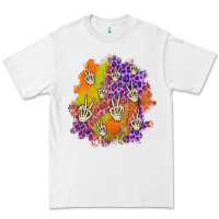 White halloween patch Premium Tee - BundleAndBundleShop