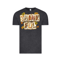 Vintage Black Thankful with Plate Vintage Tee - texasbilliewilder