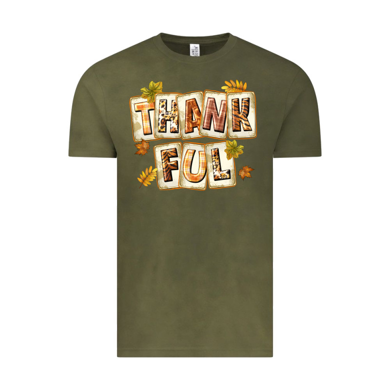 Thankful With Plate Vintage Tee by texasbilliewilder | Teevron