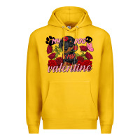 Lemon my dog is my valentine valentine's day Premium Hoodie - FaDigitalArtStudio