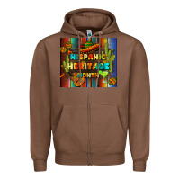 Chestnut hispanic heritage month tumbler Zipper Hoodie - BundleAndBundleShop