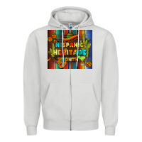 Dove Grey hispanic heritage month tumbler Zipper Hoodie - BundleAndBundleShop