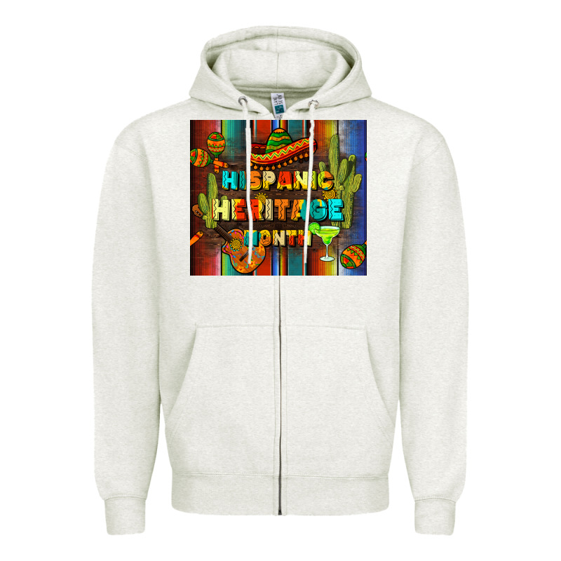 Hispanic Heritage Month Tumbler Zipper Hoodie by BundleAndBundleShop | Teevron